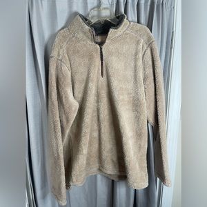 Tan American tradition trinity pull over size 2X